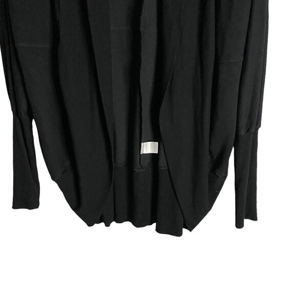 H by Bordeau Women's Black Open Front Cardigan Sz XS - Picture 3 of 7